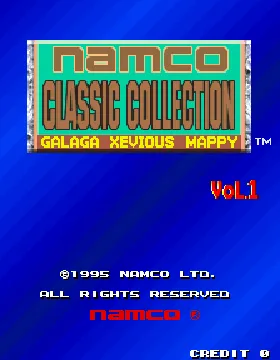 Namco Classics Collection Vol.1 screen shot title